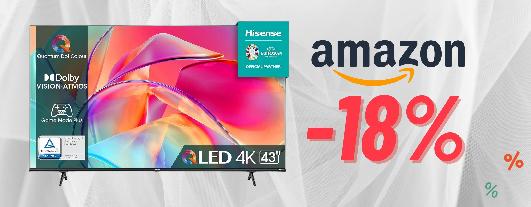 Grande Offerta Per La Smart Tv Hisense Qled K Da Su Amazon Html It