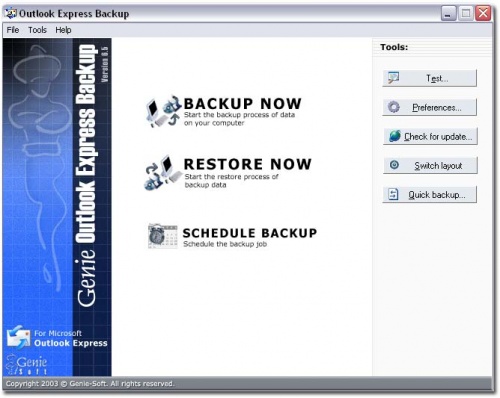 Outlook Express Backup