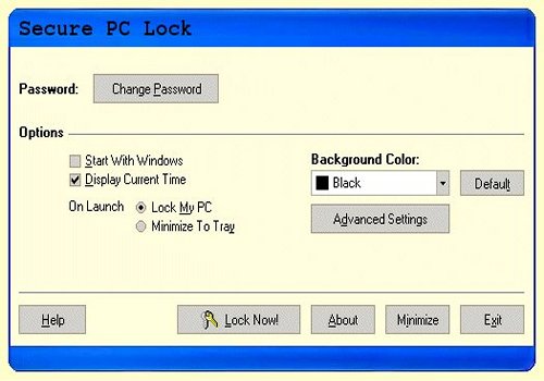 Secure PC Lock