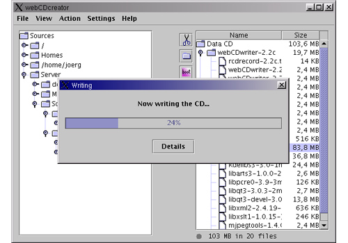 webCDwriter