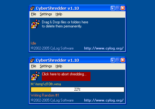 CyberShredder Portable