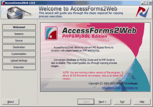 AccessForms2Web