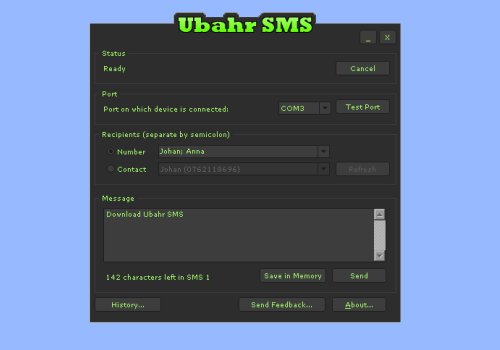 Ubahr SMS