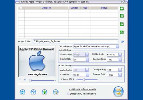 Kingdia Apple TV Video Converter