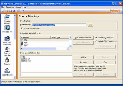 ActiveSite Compiler