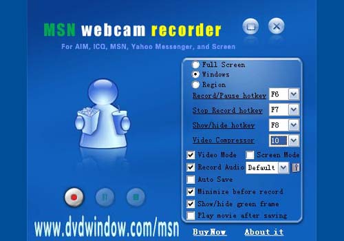 MSN Webcam Recorder