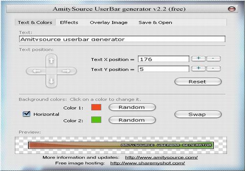 AmitySource Userbar Generator