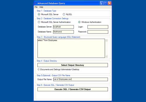 Advanced Database Query