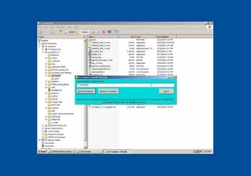 Set Explorer Default Directory