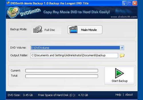 DVDSmith Movie Backup
