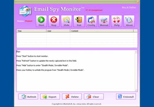 Email Spy Monitor