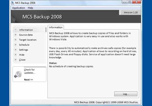 MCS Backup 2008