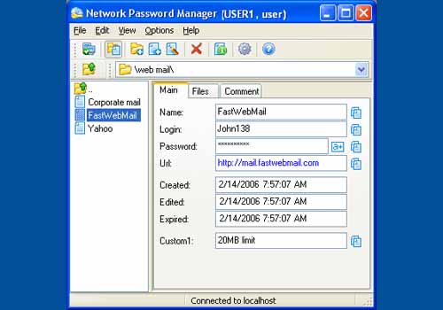 Network Password Manager