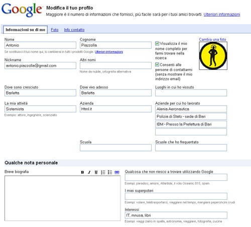 Google Profile