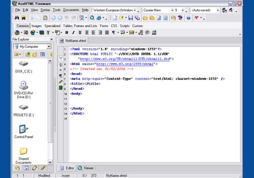 AceHTML Freeware