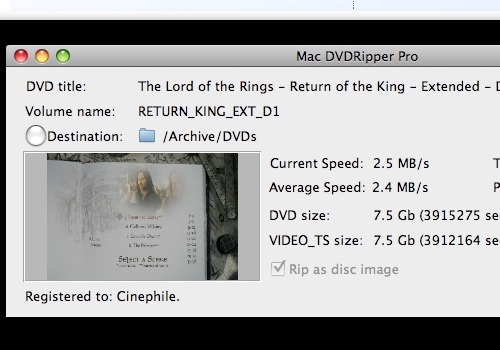 Mac DVDRipper Pro