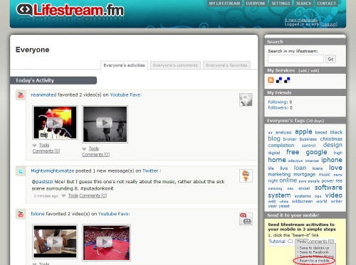 Lifestream.fm