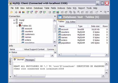 EngInSite MySQL Client