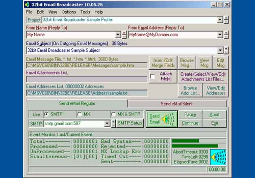 32bit Email Broadcaster