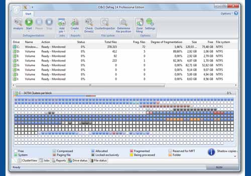 O&O Defrag Professional Edition