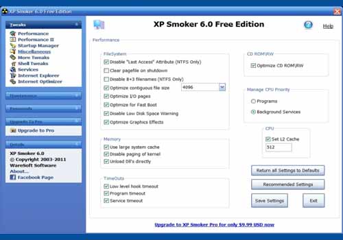 XP Smoker Free Edition