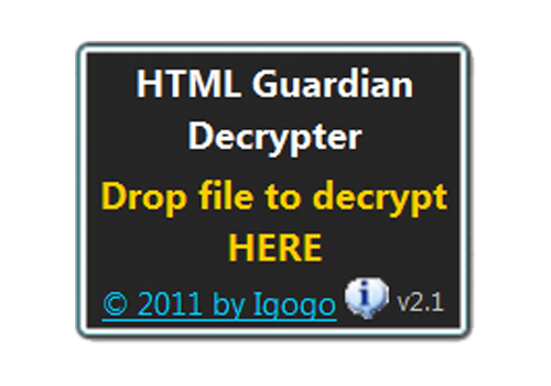 HTML Guardian Decrypter