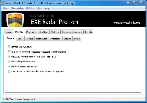 NoVirusThanks EXE Radar Pro