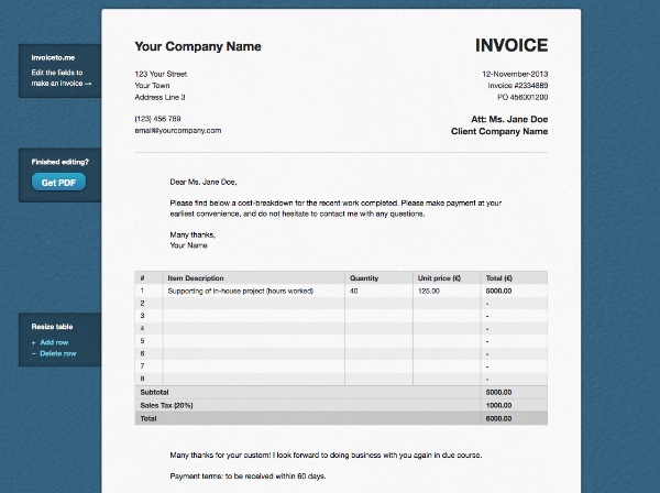 Invoiceto.me