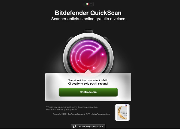 BitDefender QuickScan