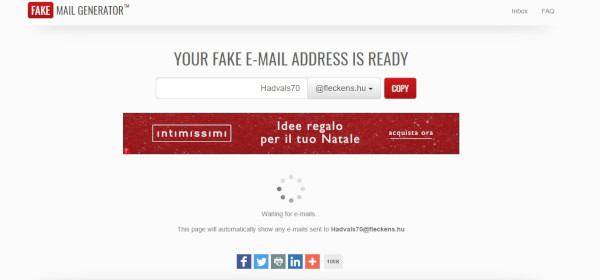 Fake Mail Generator