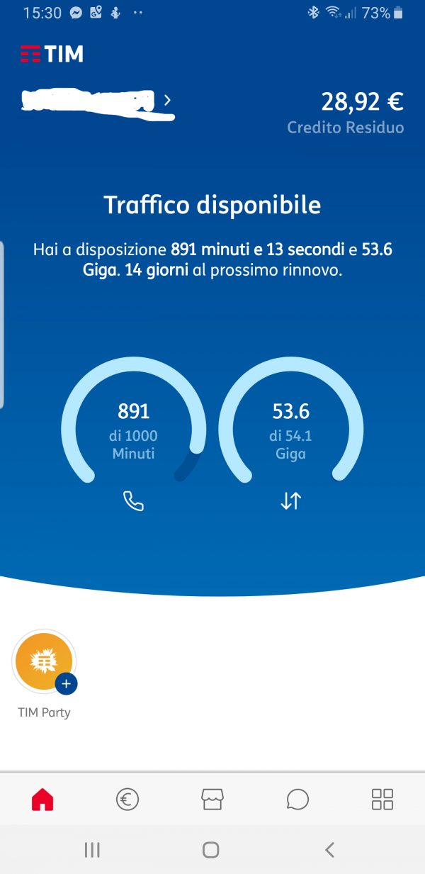 App Tim Mobile Verificare Il Credito Residuo Download Htmlit