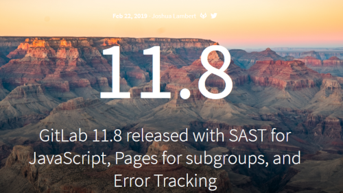 GitLab v11.8