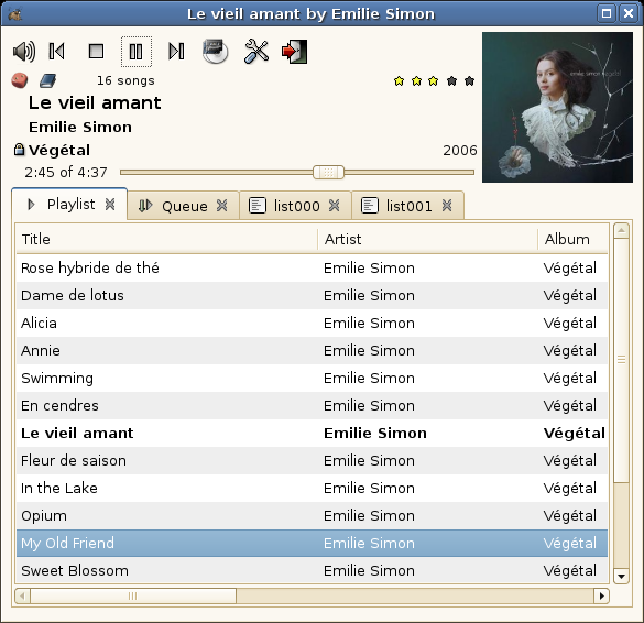 5 music player open source per Linux