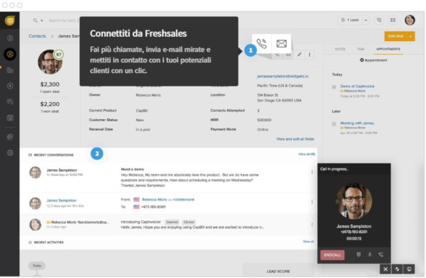 Freshsales: cos'è, come si usa, recensione