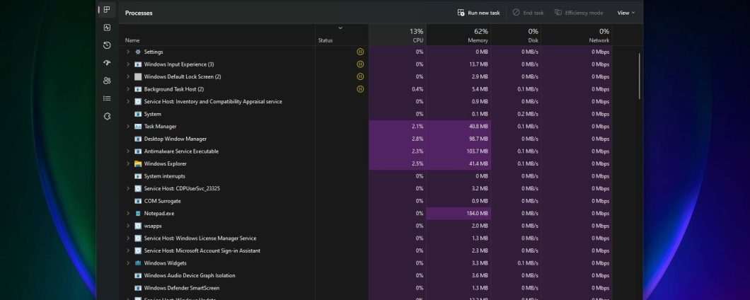 Windows 11: il Task Manager genera dump di arresto