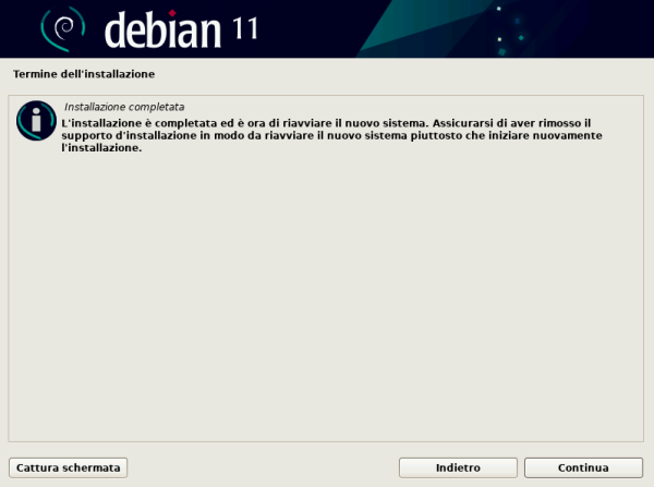 installazione debian