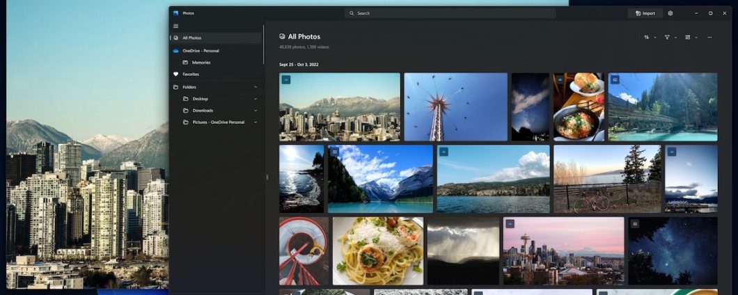 Windows 11: restyling per l'app Galleria