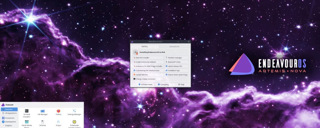 EndeavourOS: arrivato Linux 5.19