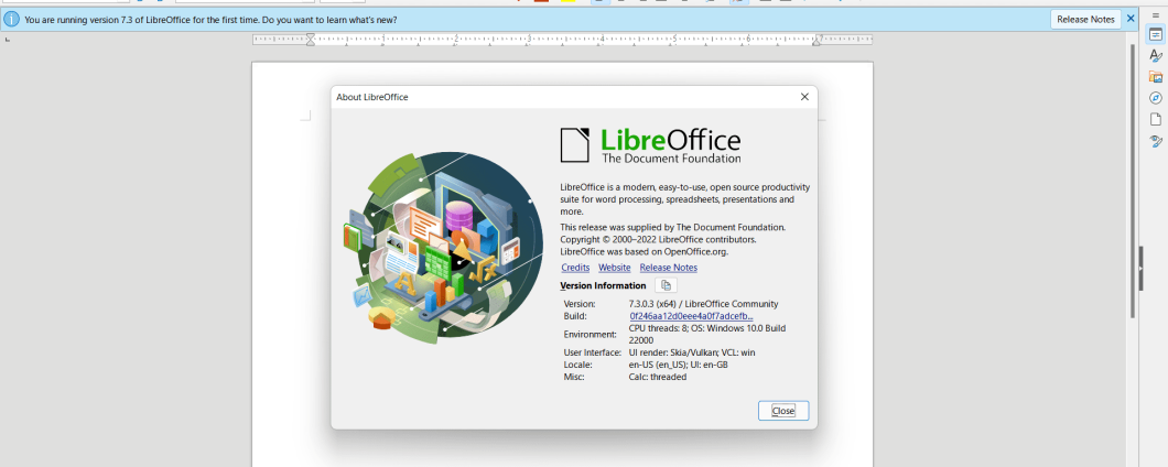 LibreOffice 7.4.1: migliorato il supporto al formato Office