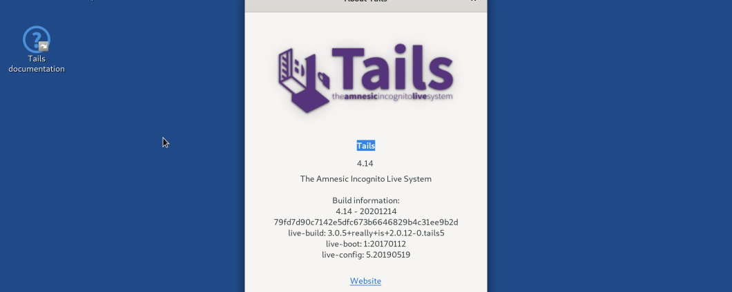 Tails 5.13: LUKS2 è ora abilitato di base