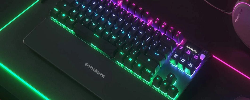 Tastiera SteelSeries Apex 7 TKL è la tastiera meccanica in offerta speciale su Amazon