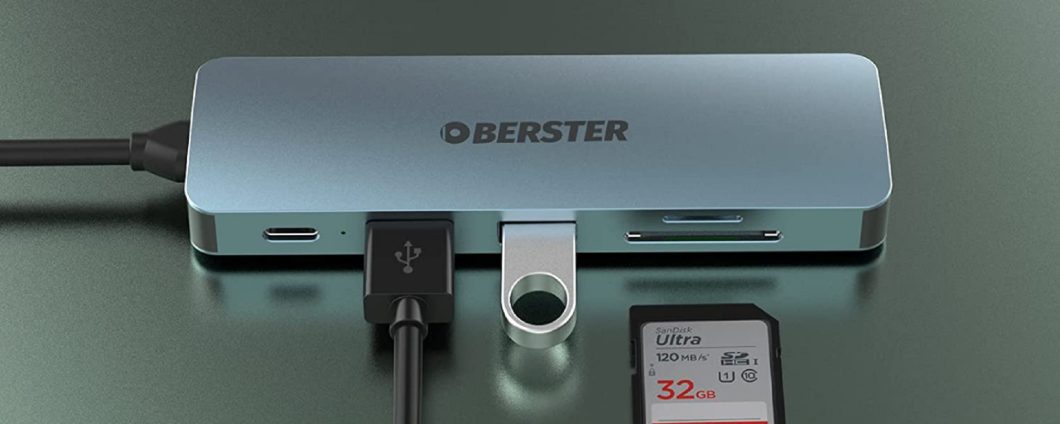 Hub USB 6 in 1: tutta la qualità di Oberster a un prezzo speciale (coupon Amazon)