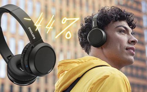 Philips: cuffie Bluetooth con audio ESAGERATO e batteria infinita