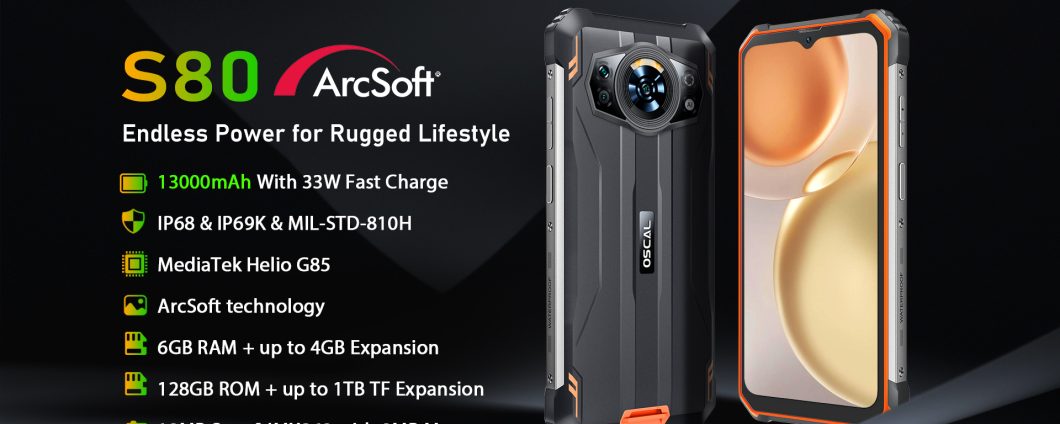 Oscal S80: disponibile il nuovo Rugged con caratteristiche top