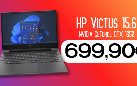 HP Victus: SCONTO di 400€ sul notebook da gaming con GTX 1650