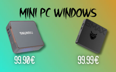 Mini PC Windows: due valide soluzioni a MENO DI 100€