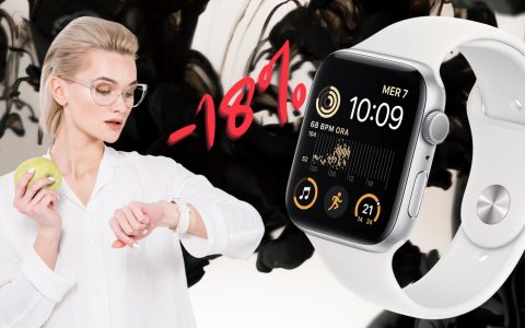 Apple Watch SE da 44mm al MINIMO STORICO su Amazon