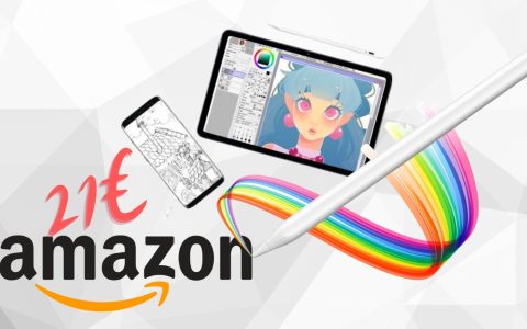 Penna touch magnetica per tablet e smartphone a 21€ su Amazon