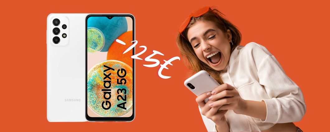 Samsung Galaxy A23: il prezzo è in PICCHIATA, 125€ in MENO