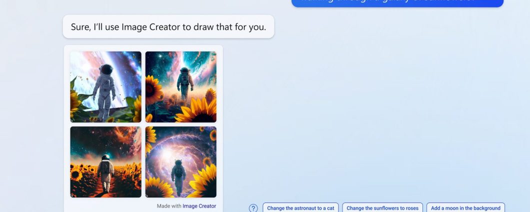 Bing Image Creator: Microsoft consente di genere immagini con l'AI